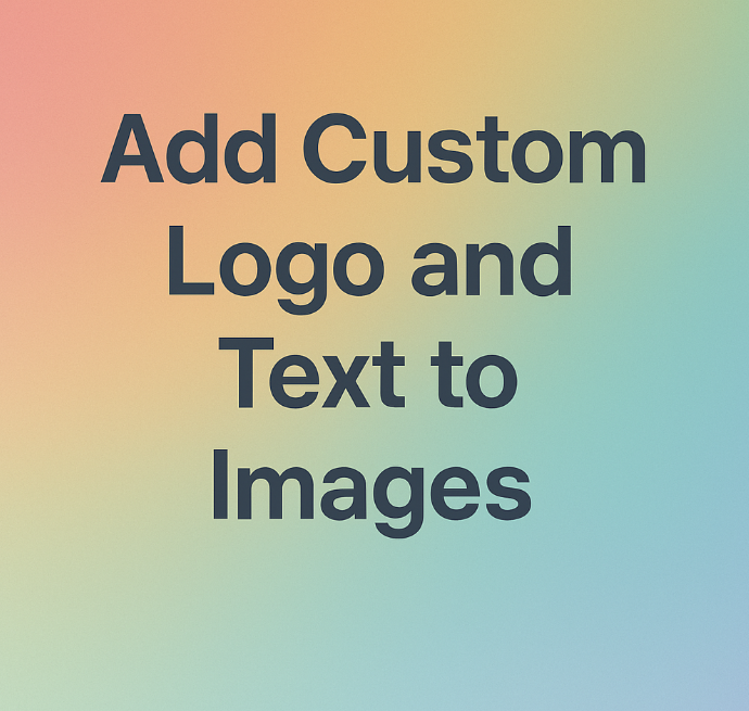 Add Custom Logo and Text to Images - Sinan Isler › WordPress Developer